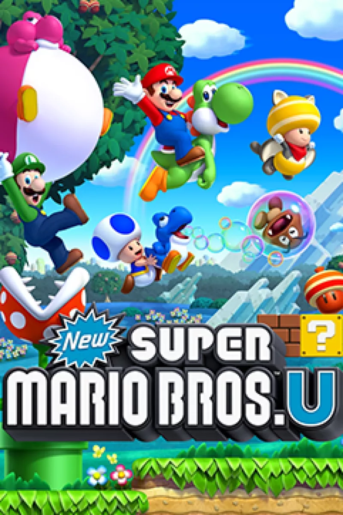 New Super Mario Bros. U game cover