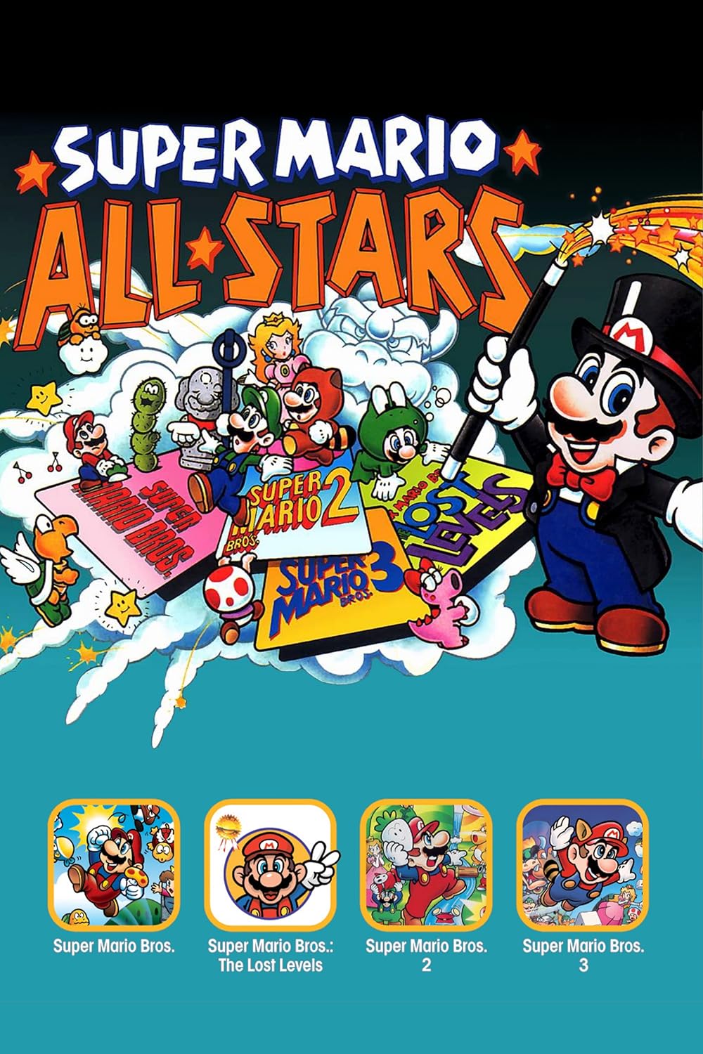 Super Mario All-Stars game cover