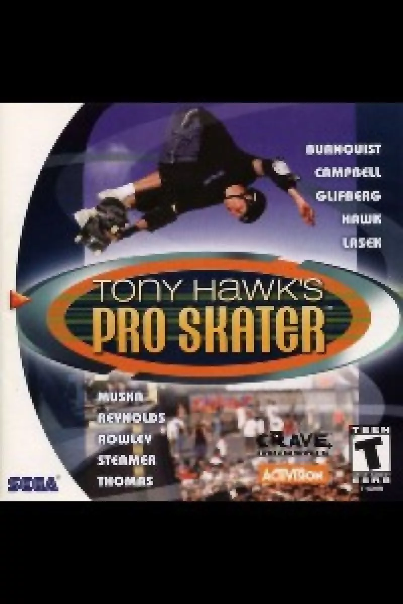 Tony Hawk's Pro Skater game cover