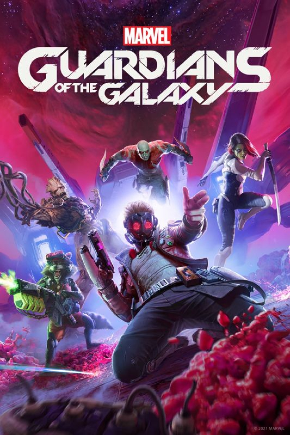 Marvel's Guardians of the Galaxy game cover