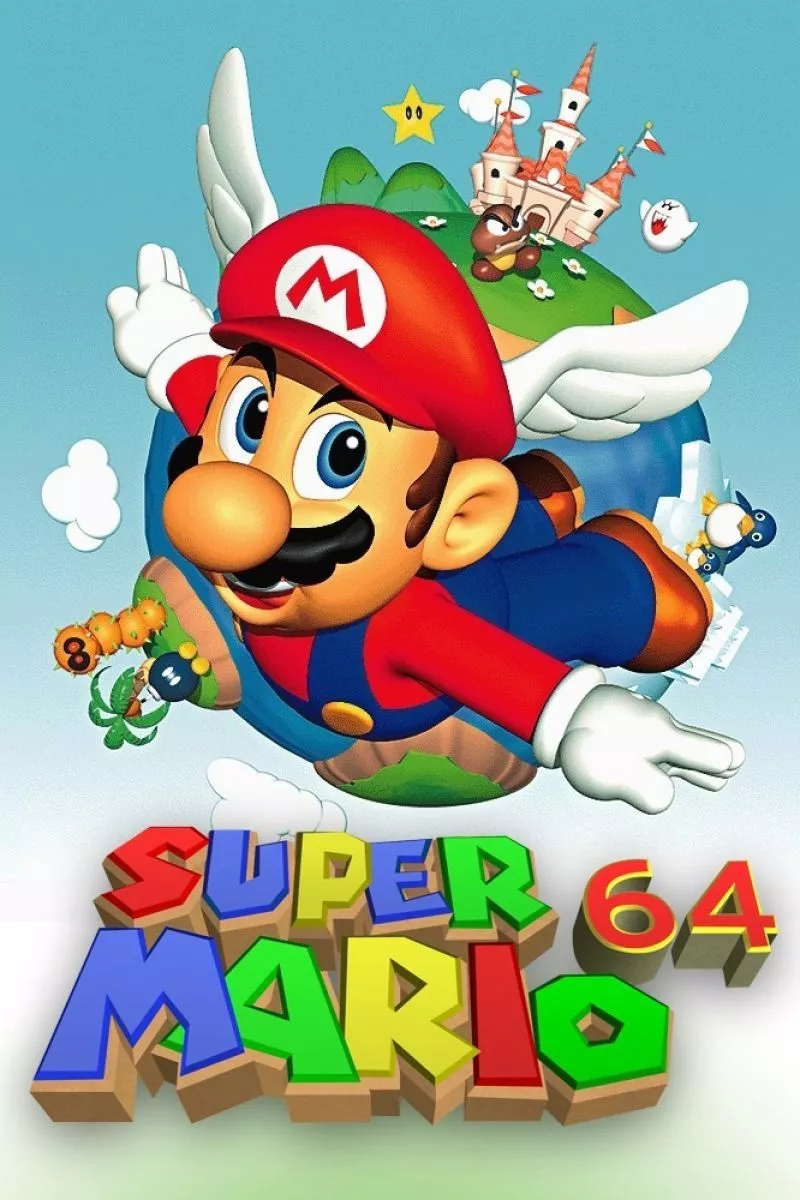 Super Mario 64 game cover