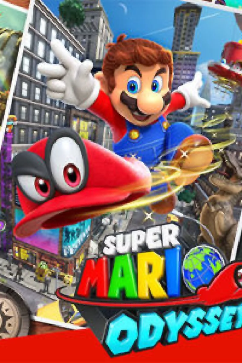 Super Mario Odyssey game cover
