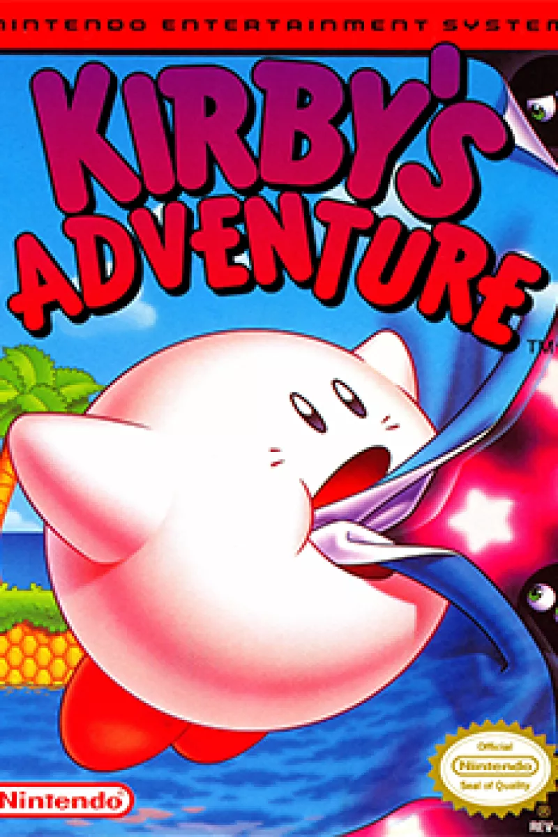 Kirby's Adventure game cover