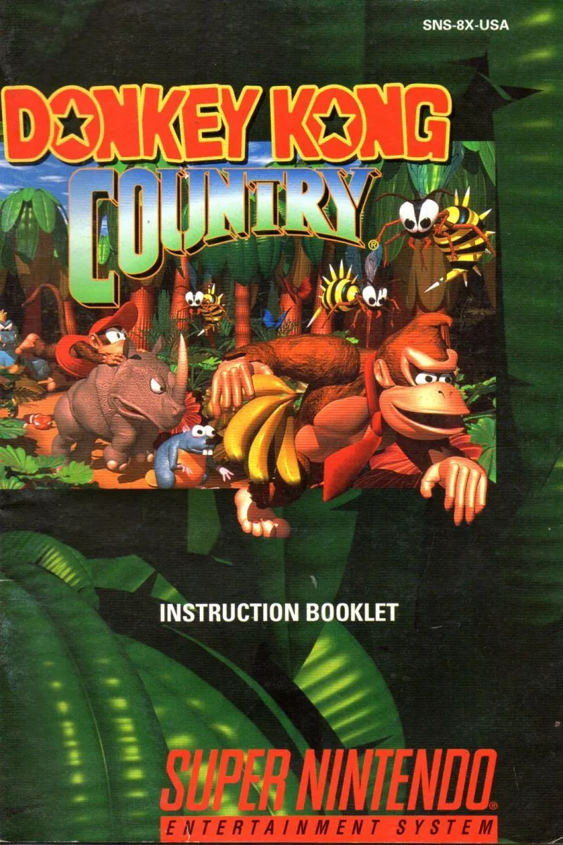 Donkey Kong Country game cover