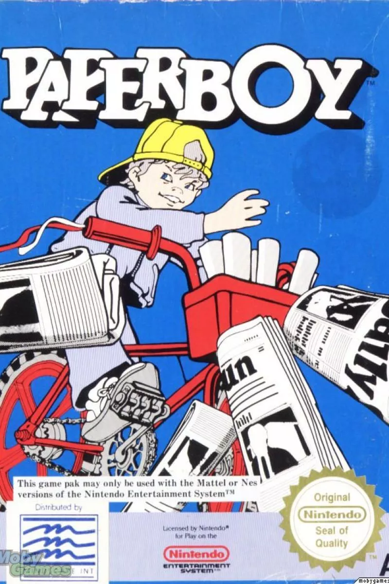 Paperboy game cover