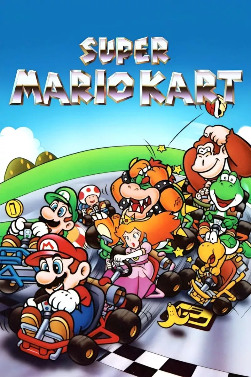 Super Mario Kart game cover
