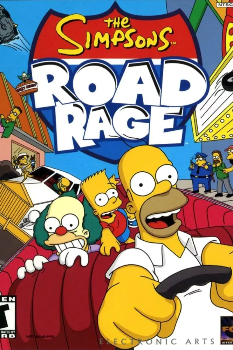 The Simpsons: Road Rage game cover