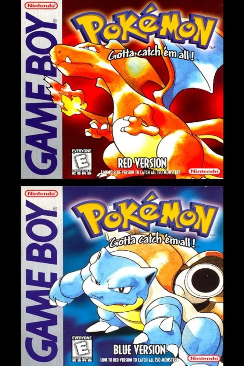 Pokémon Red and Blue game cover
