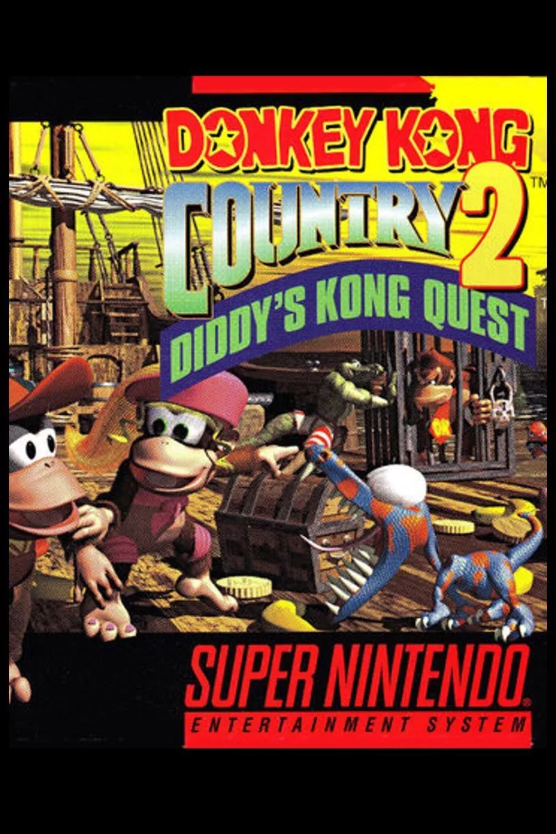 Donkey Kong Country 2: Diddy's Kong Quest game cover