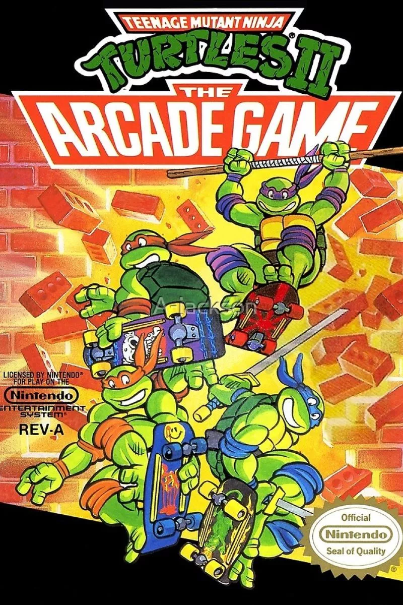 Teenage Mutant Ninja Turtles II: The Arcade Game game cover
