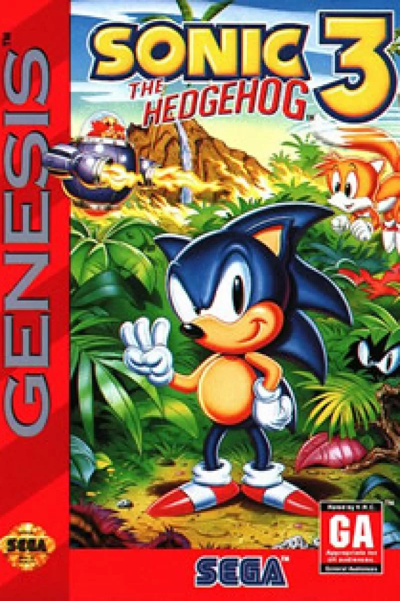 Sonic the Hedgehog 3 game cover