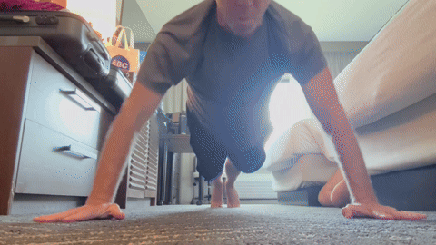Doing it for the quests push ups push ups